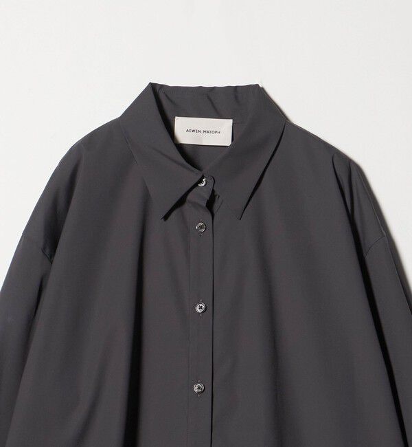 AEWEN MATOPH「＜AEWEN MATOPH＞サテンポイントシャツ ‐ ウォッシャブル ‐」|シャツ・ブラウス|