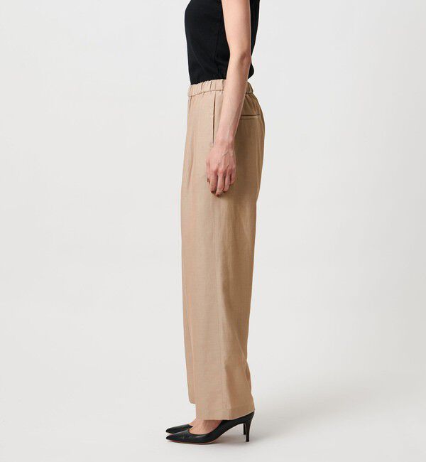 UNITED ARROWS「シアー イージー ワイド パンツ ‐ウォッシャブル‐」|チノ|
