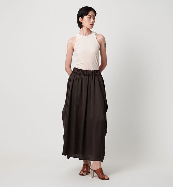 AEWEN MATOPH「＜AEWEN MATOPH＞サテンコクーンスカート - ウォッシャブル -」|スカート|