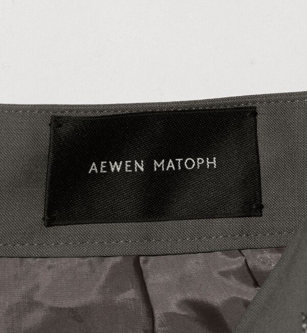 AEWEN MATOPH「＜AEWEN MATOPH＞ウールタック カーブパンツ」|チノ|