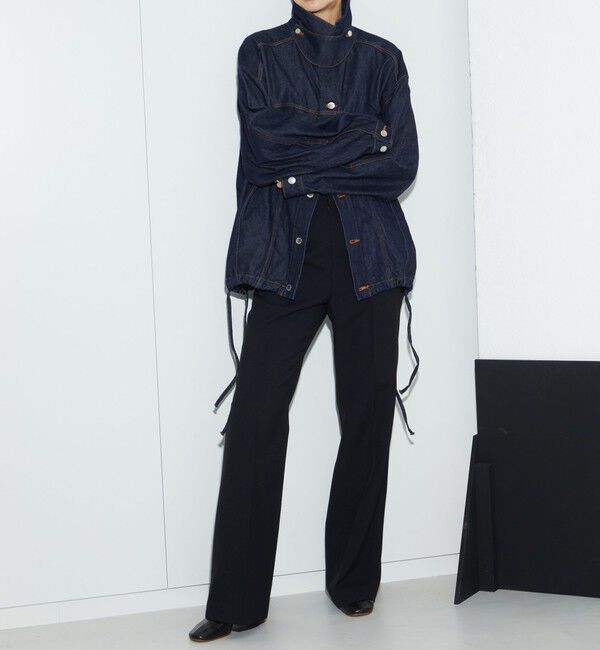 AEWEN MATOPH「＜AEWEN MATOPH＞デニムドローストブルゾン」|デニムジャケット|