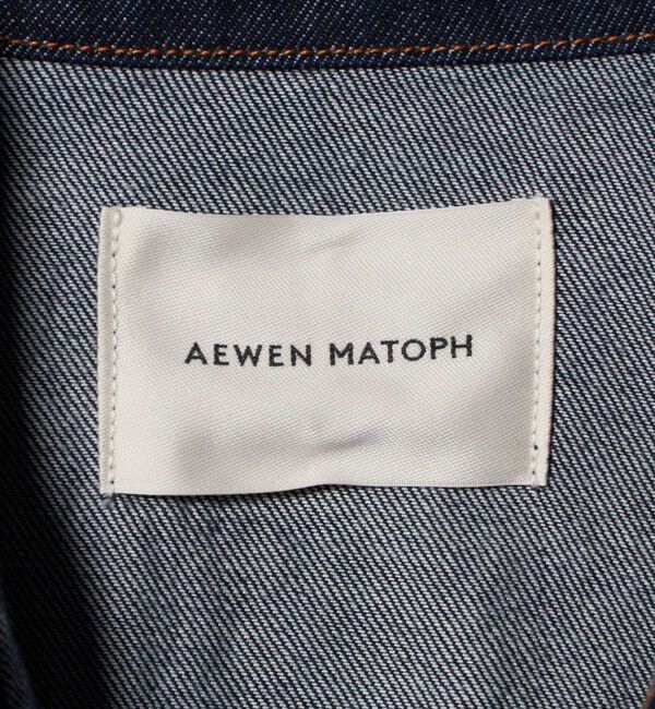 AEWEN MATOPH「＜AEWEN MATOPH＞デニムドローストブルゾン」|デニムジャケット|