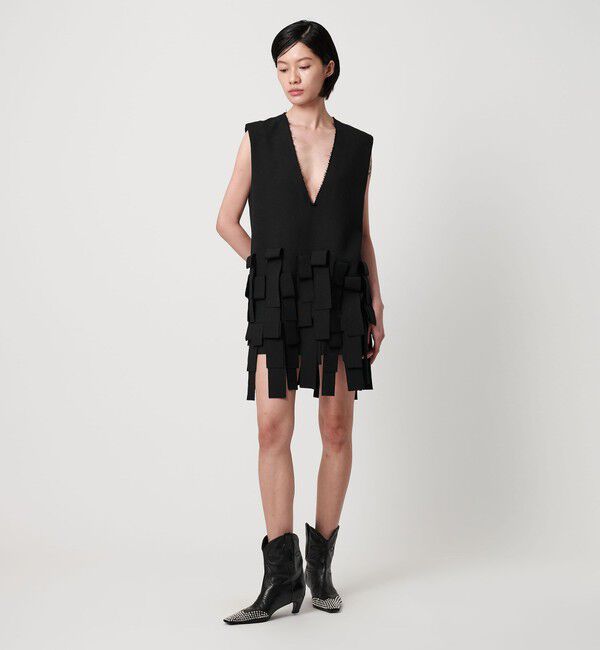 AEWEN MATOPH「＜AEWEN MATOPH＞フリンジミニワンピース」|ワンピース|