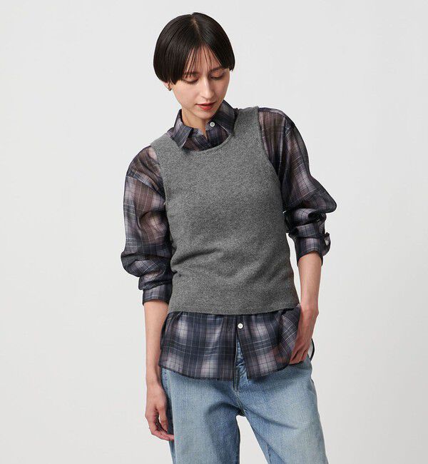 UNITED ARROWS「アメリカンスリーブ ニット ベスト」|ベスト・ジレ|