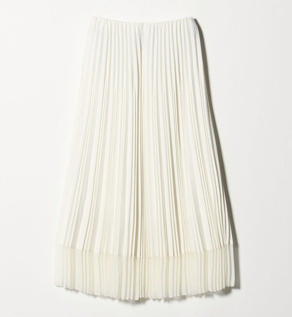 UNITED ARROWS「シアー コンビ プリーツ スカート」|スカート|