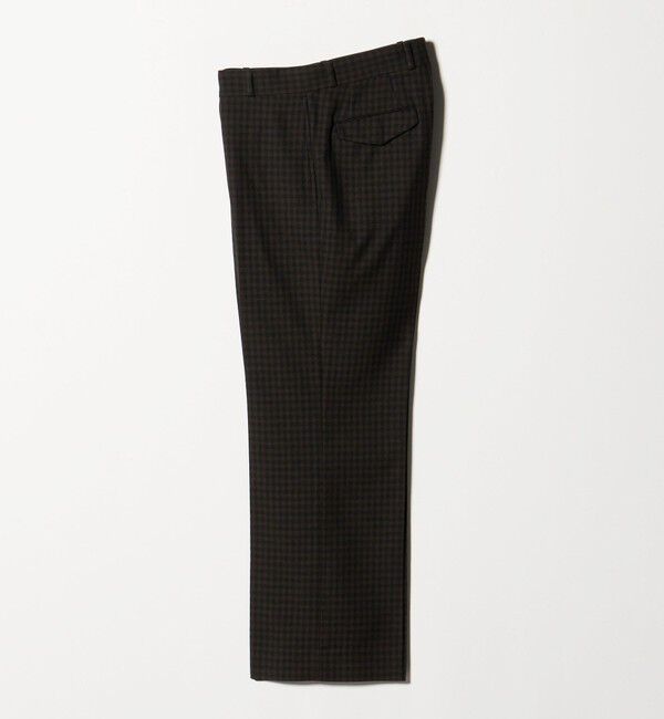 UNITED ARROWS「モダンチェック ノープリーツ ワイドストレート パンツ」|その他|