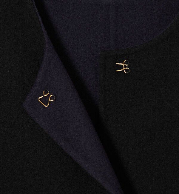 UNITED ARROWS「バイカラー リバー ベスト」|ダウンベスト・ベスト|