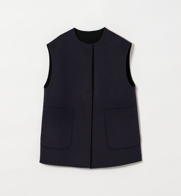 UNITED ARROWS「バイカラー リバー ベスト」|ダウンベスト・ベスト|