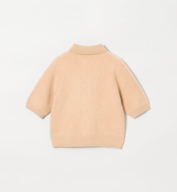 UNITED ARROWS「フォックスカシミヤ ショートスリーブ ポロニット」|ニット・セーター|