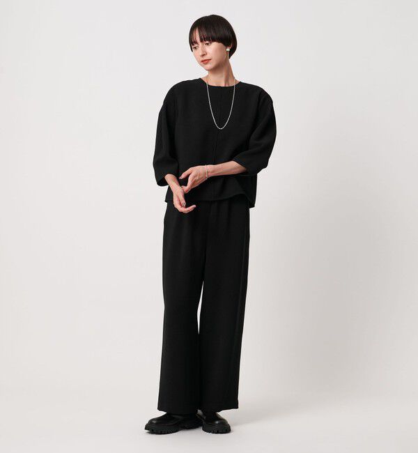 UNITED ARROWS「COMFY Tシャツライク ブラウス‐吸水速乾 UVカット ウォッシャブル‐」|シャツ・ブラウス|