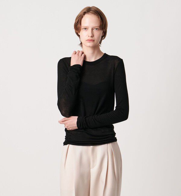 AEWEN MATOPH「＜AEWEN MATOPH＞クルーネックロングスリーブカットソー」|Tシャツ・カットソー|