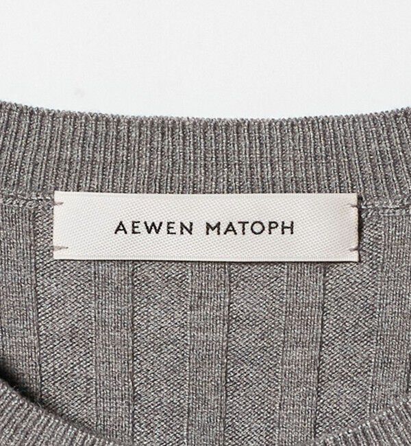 AEWEN MATOPH「＜AEWEN MATOPH＞リブハンドステッチプルオーバーニット」|ニット・セーター|