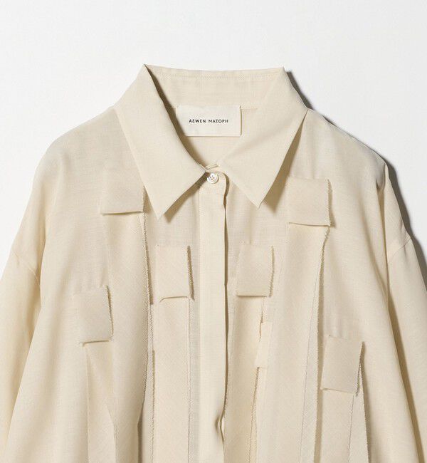AEWEN MATOPH「＜AEWEN MATOPH＞フリンジブラウス」|シャツ・ブラウス|