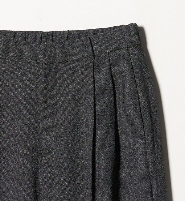 UNITED ARROWS「2タック メランジ ワイド パンツ ‐ウォッシャブル‐」|スラックス|