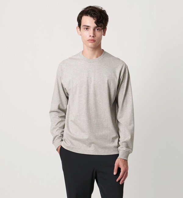 UNITED ARROWS「SARROWS オーガニックコットン クルーネック ロングスリーブ Tシャツ」|Tシャツ・カットソー|