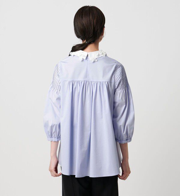 UNITED ARROWS「2WAYカラー ブラウス‐ウォッシャブル‐」|シャツ・ブラウス|