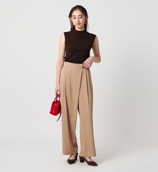 UNITED ARROWS「ドレープ ラップ  パンツ ウォッシャブル」|チノ|