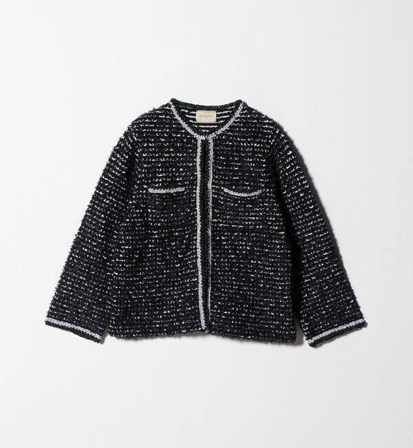 UNITED ARROWS「ツイードライク ニットカーディガン」|カーディガン|