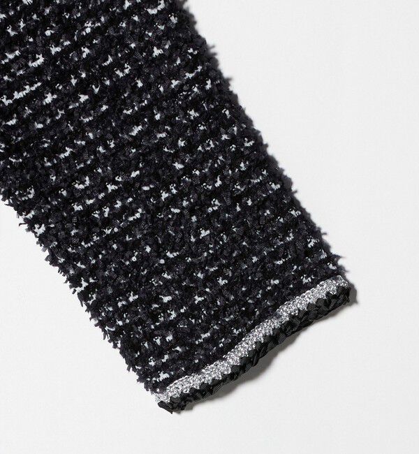 UNITED ARROWS「ツイードライク ニットカーディガン」|カーディガン|