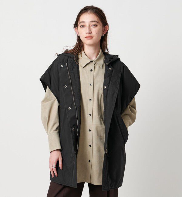 UNITED ARROWS「＜TICCA＞キルティング リバーシブル ポンチョ コート」|その他|