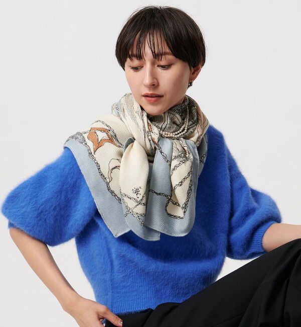 UNITED ARROWS「【一部別注】＜manipuri＞W/SI ストール 25FW」|ストール|