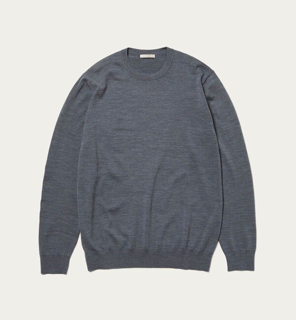 UNITED ARROWS「ハイゲージ クルーネックニット」|ニット・セーター|