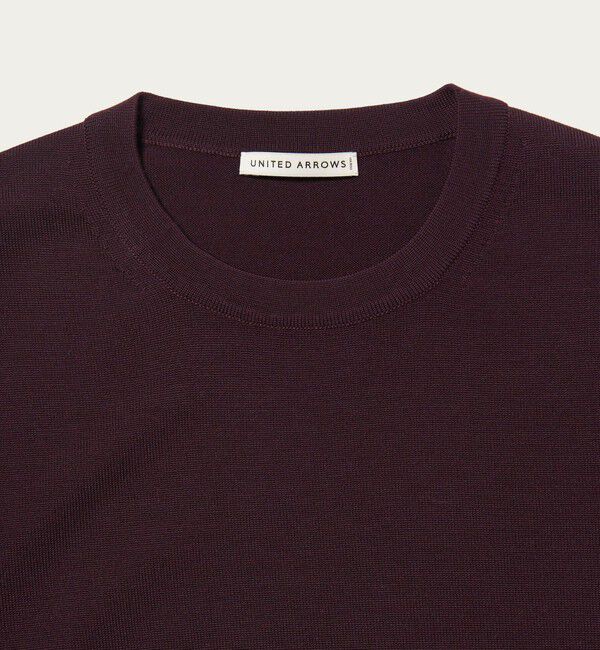 UNITED ARROWS「ハイゲージ クルーネックニット」|ニット・セーター|
