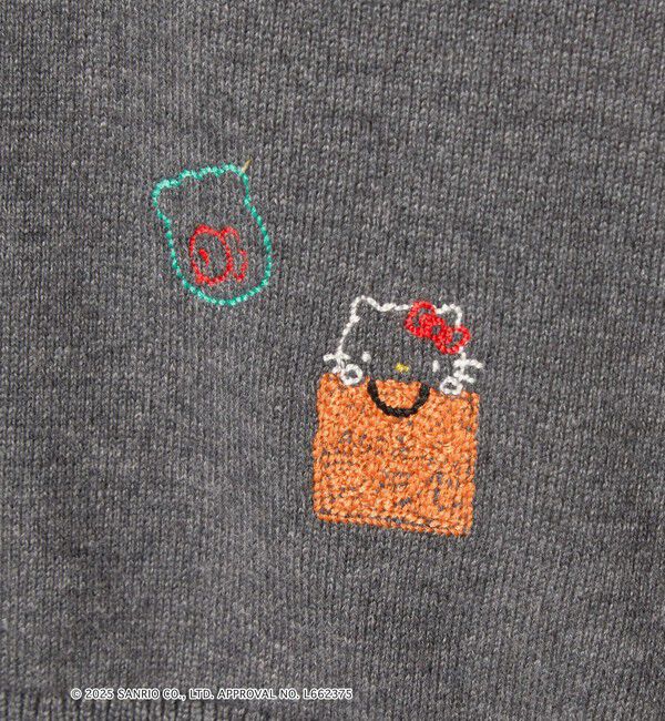 UNITED ARROWS「＜HELLO KITTY &times; UNITED ARROWS＞エンブロイダリー カーディガン」|カーディガン|