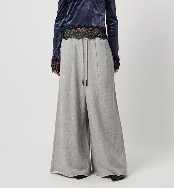 ASTRAET「＜ASTRAET＞ウラケ ワイド トラックパンツ」|その他|LT.GRAY