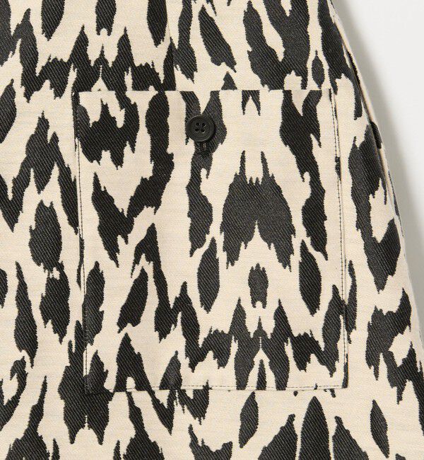 UNITED ARROWS「レオパード ジャガード フレアスカート」|フレア|