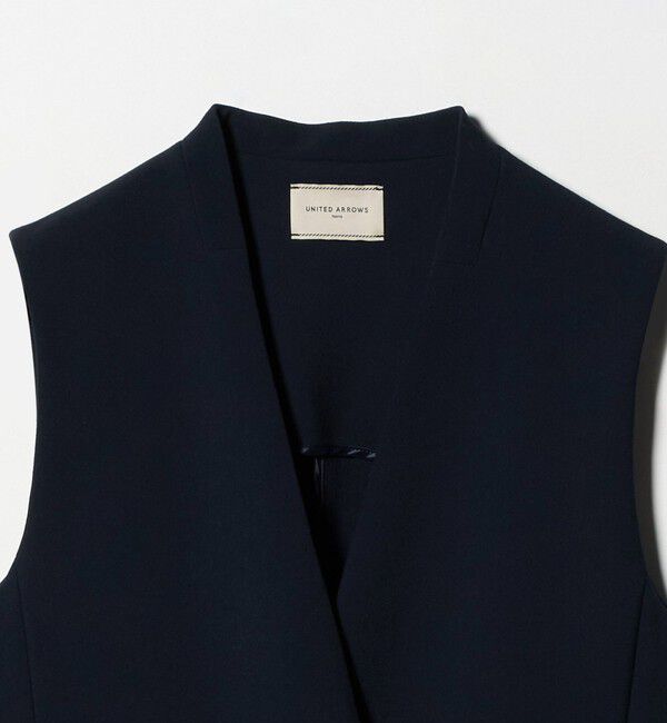UNITED ARROWS「ダブルクロス ベスト ‐ウォッシャブル‐」|テーラードジャケット|