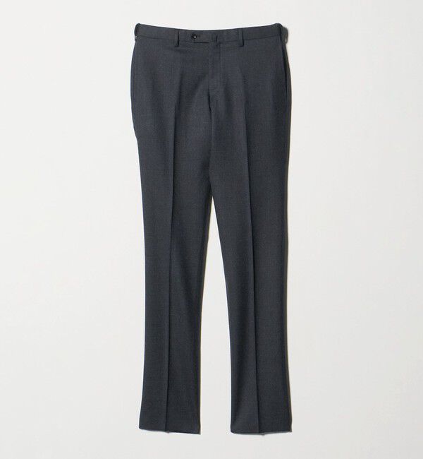 UNITED ARROWS「ライトサキソニー テーパード ノープリーツ スラックス ヨコストレッチ」|スラックス|