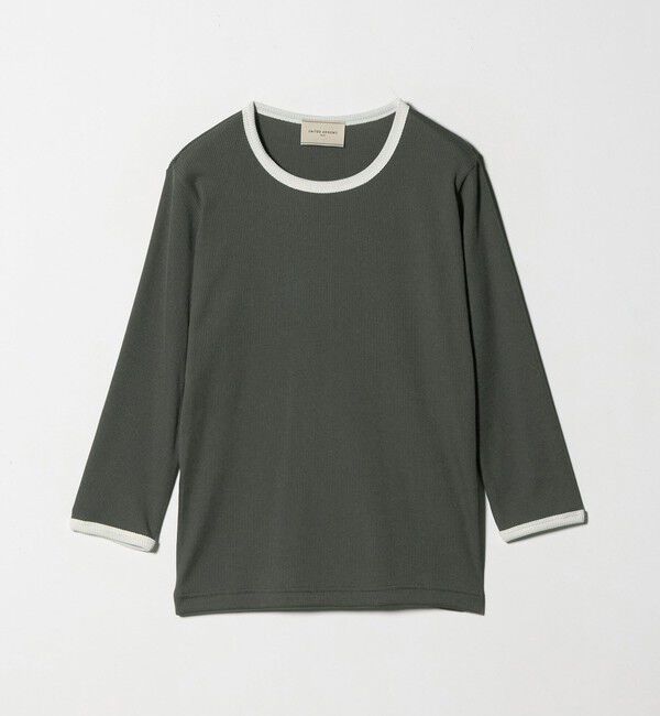 UNITED ARROWS「 リブ バイカラー パイピング カットソー」|Tシャツ・カットソー|