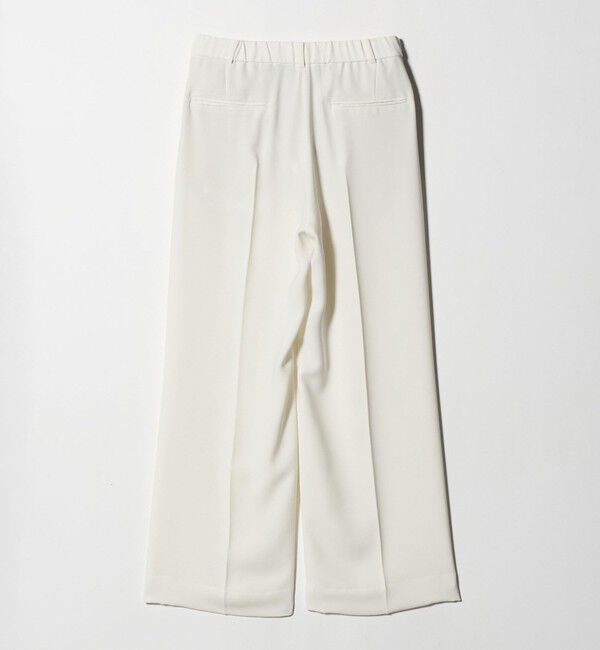 UNITED ARROWS「2タック ワイドパンツ WHITE ‐ウォッシャブル‐」|その他|