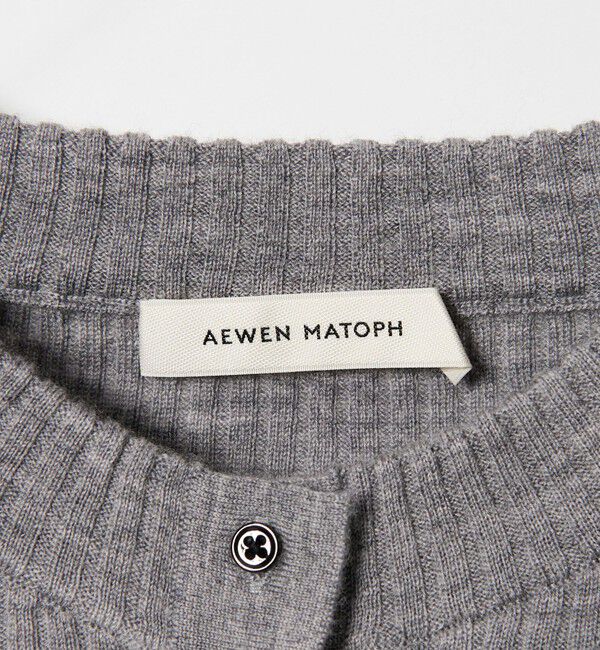 AEWEN MATOPH「＜AEWEN MATOPH＞ウールリブヘンリーネック ニットプルオーバー」|ニット・セーター|