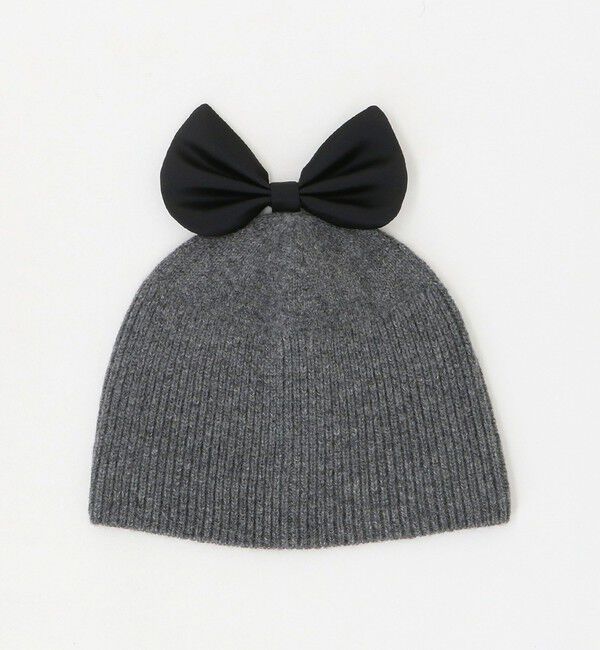 UNITED ARROWS「リボン ニットキャップ」|ニット帽|
