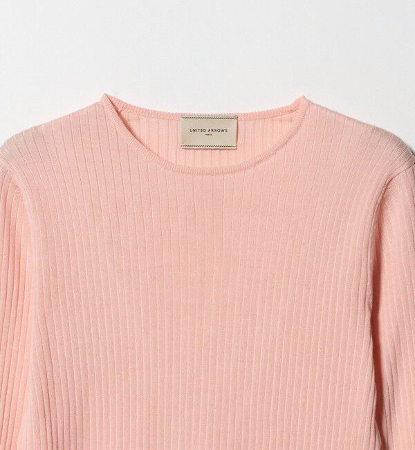 UNITED ARROWS「リブ クルーネック ニット」|ニット・セーター|