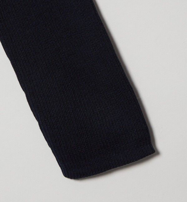 UNITED ARROWS「シルク リブ クルーネック ニット」|ニット・セーター|