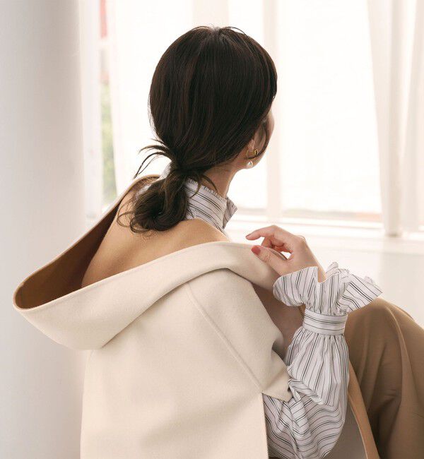 UNITED ARROWS「バイカラー リバー フードケープ」|その他|