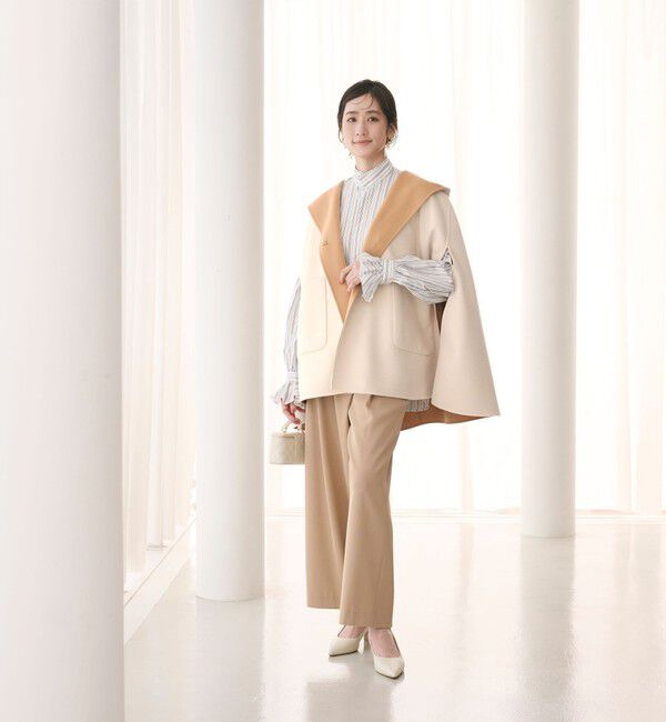 UNITED ARROWS「バイカラー リバー フードケープ」|その他|