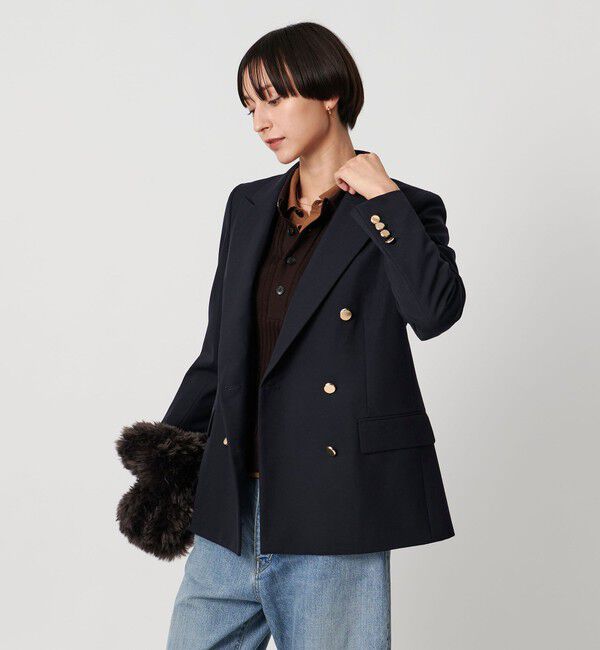 UNITED ARROWS「6B ウール ブレザー 25FW」|テーラードジャケット|NAVY