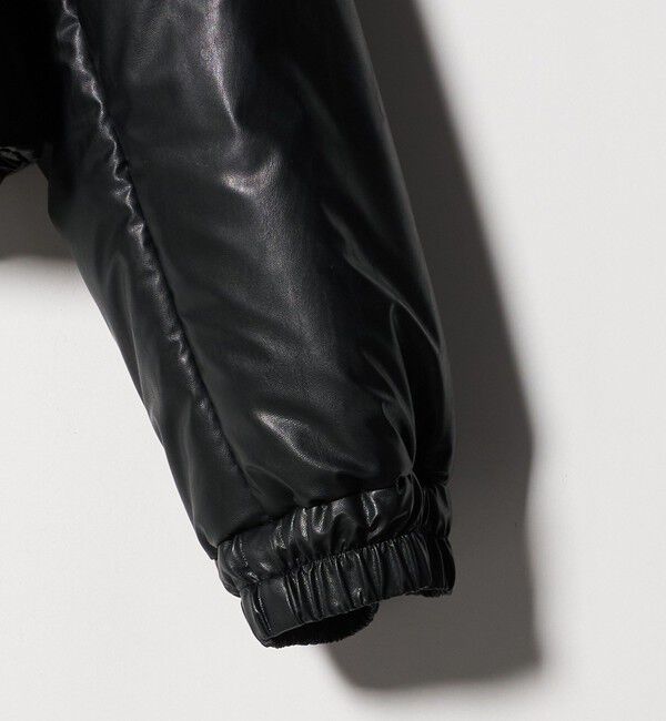 ASTRAET「＜ASTRAET＞レザーライク ジップ ショートブルゾン」|ブルゾン・スタジャン|