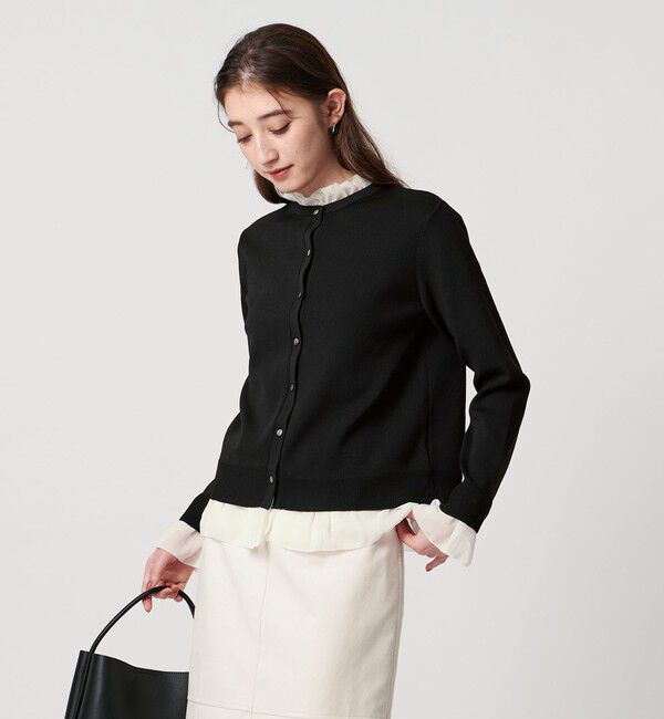 UNITED ARROWS「4WAY シフォン カーディガン ‐ウォッシャブル‐」|カーディガン|