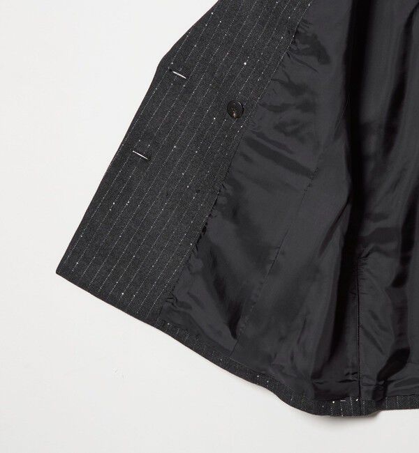 UNITED ARROWS「ダブルブレスト ストライプ ジャケット」|テーラードジャケット|