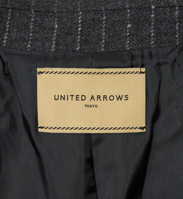 UNITED ARROWS「ダブルブレスト ストライプ ジャケット」|テーラードジャケット|