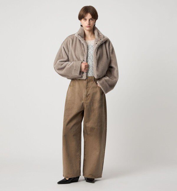 ASTRAET「＜ASTRAET＞フェイクファー スタンドカラー ブルゾン」|その他|