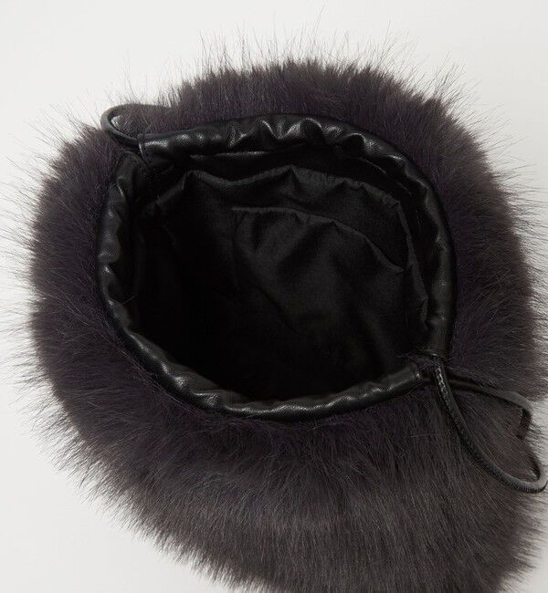 UNITED ARROWS「フェイクファー ドロストバッグ」|ショルダー・メッセンジャー|