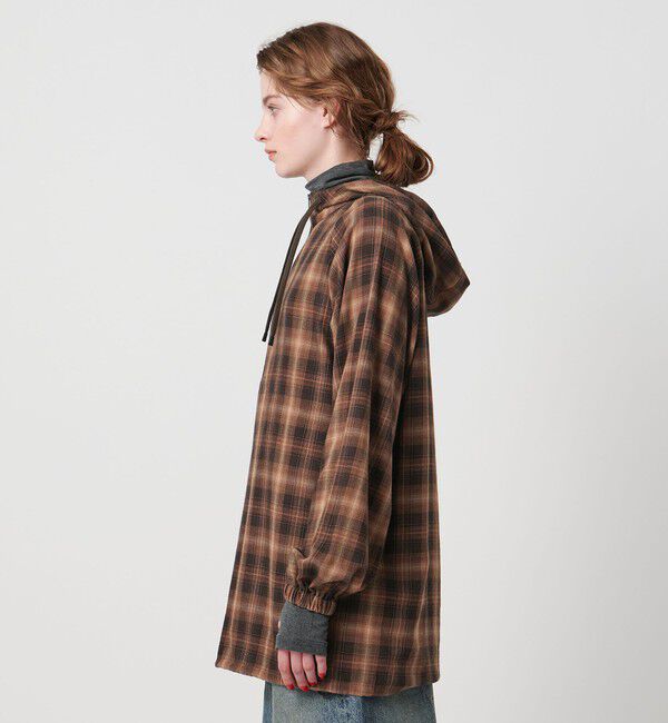 ASTRAET「＜ASTRAET＞チェック アノラックパーカー」|ブルゾン・スタジャン|