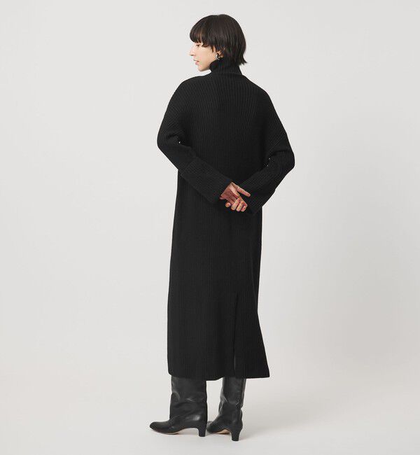 UNITED ARROWS「＜SACRA＞Wポケット タートル リブ ワンピース」|ワンピース|