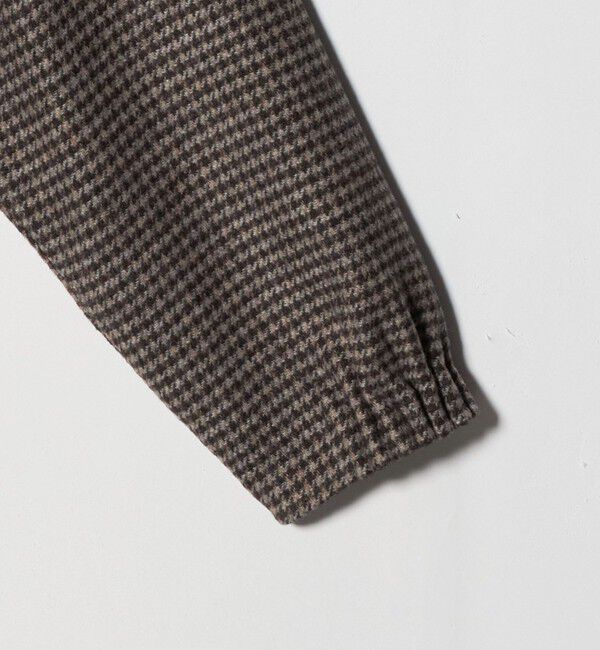 ASTRAET「＜ASTRAET＞ハウンドトゥース ステンカラー ジップブルゾン」|ブルゾン・スタジャン|